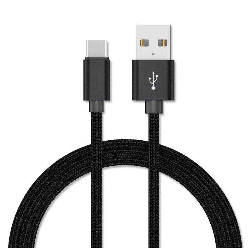 Maxguard Veloce-Series USB to Type C 3A Nylon Braided QC Fast Charging Cable 1m