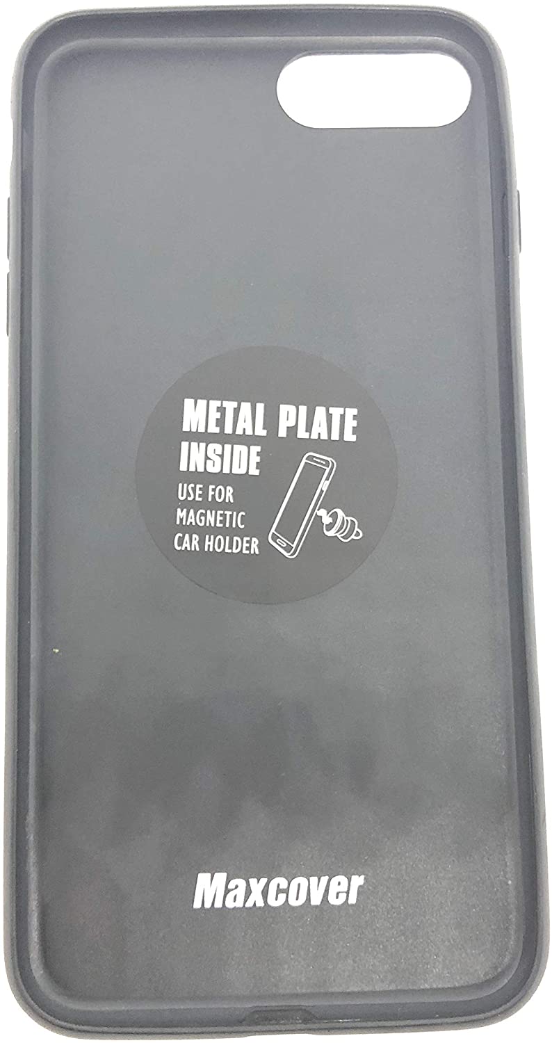 Maxguard iPhone SE/8/7 Black Leather Case