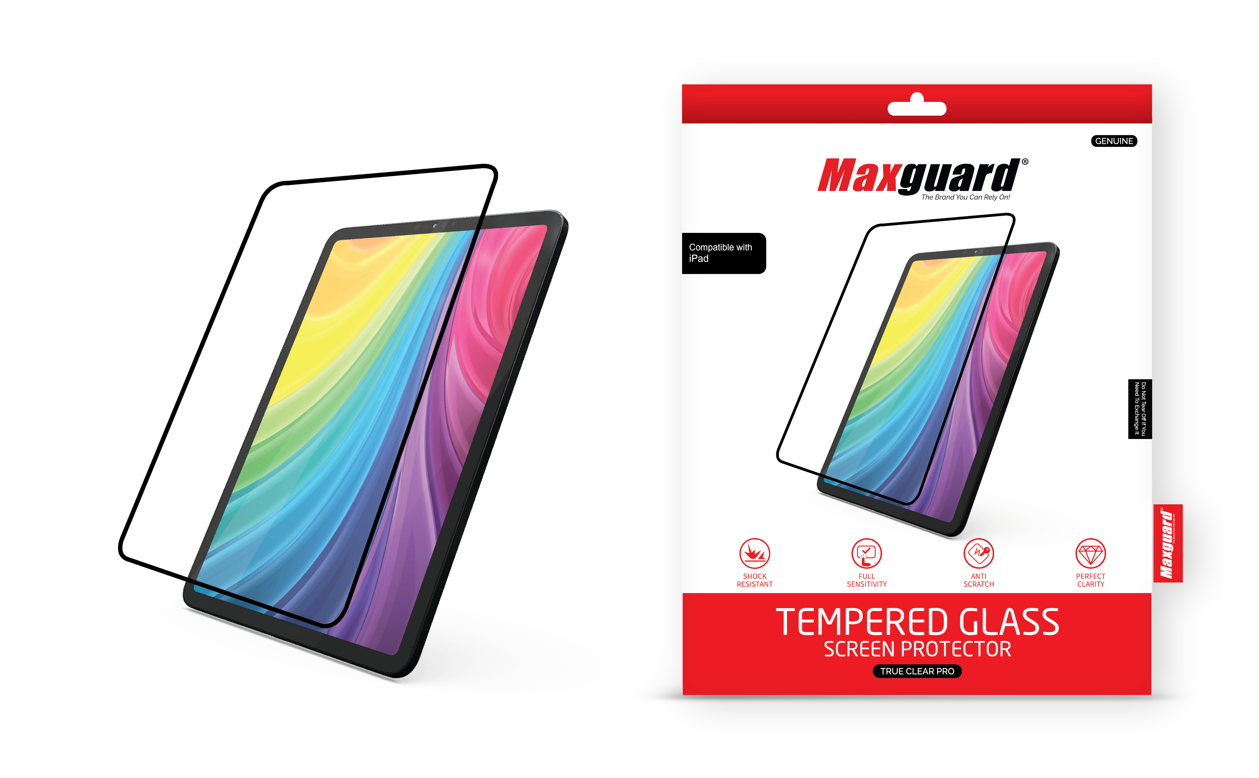 Maxguard iPad Pro 12.9 Screen Protector(Crystal Clear)