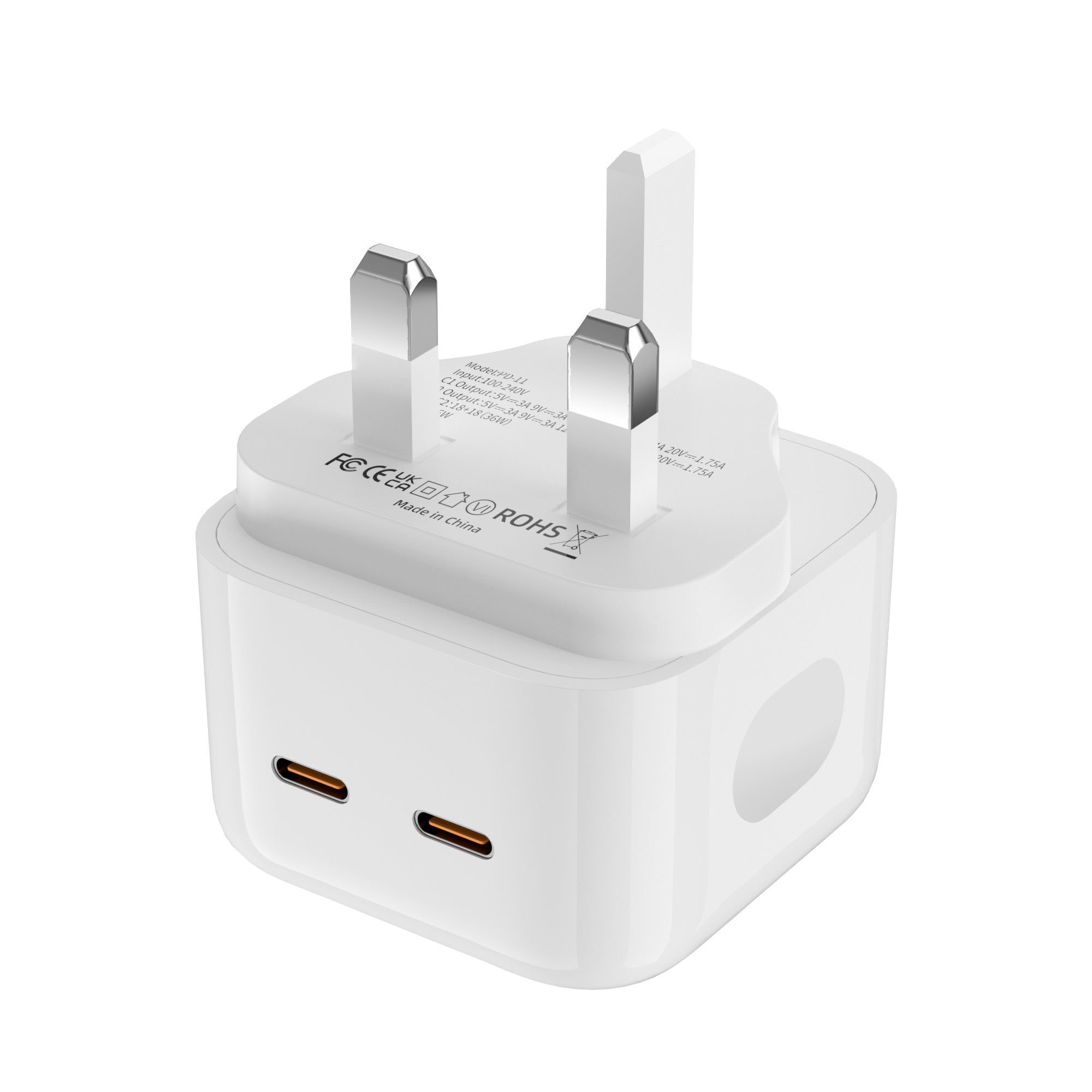 Maxguard Veloce-Series Dual USB-C 35W GaN Charger