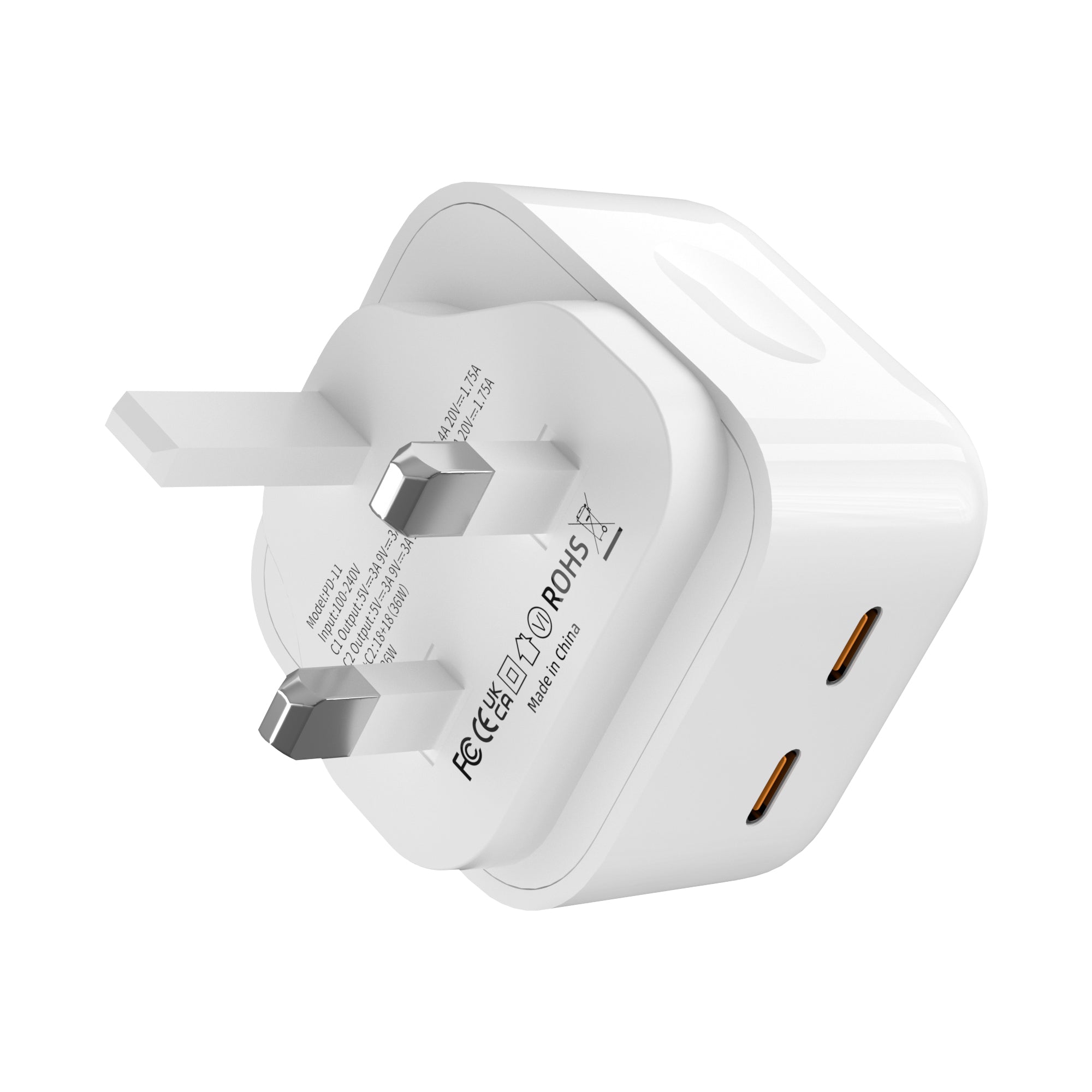 Maxguard Veloce-Series Dual USB-C 35W GaN Charger