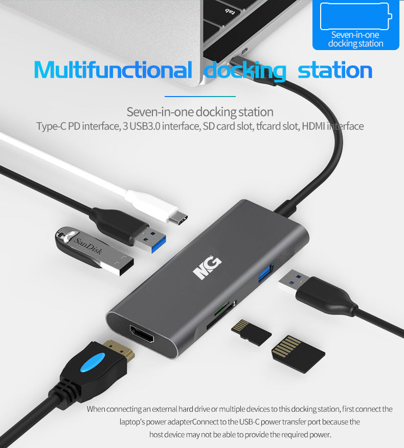 Maxguard Rayo-Series 7 In 1 USB-C Hub