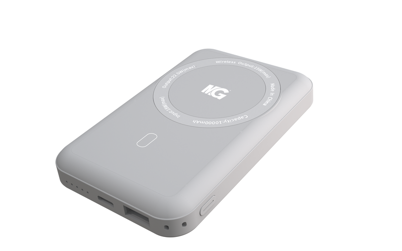 Maxguard Veloce-Series Magetic Wireless PowerBank 10000mah(Grey)