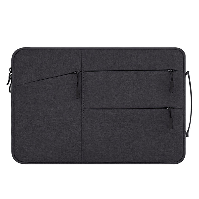 Maxguard Moda-Series Macbook air 2022 14" 3 Zipper Sleeve(Black)