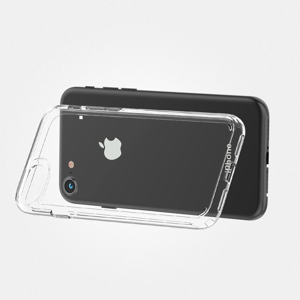 Maxguard iPhone SE/8 bundle (Screen Protector+Clear Hard Case)