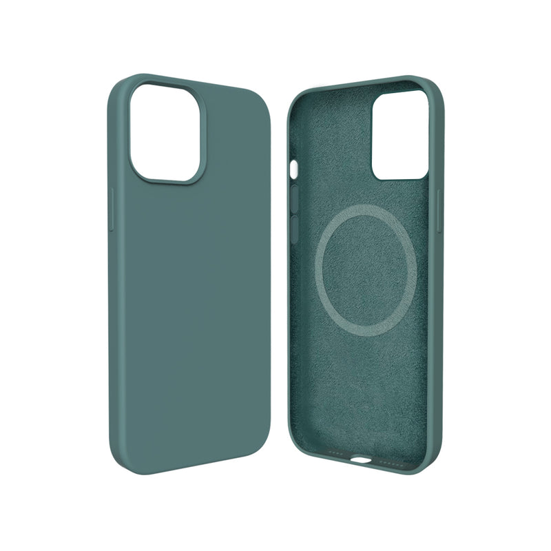 Maxgaurd Efficiente-Series iPhone 13 Pro Max Magnetic Liquid Silicone case(Green)